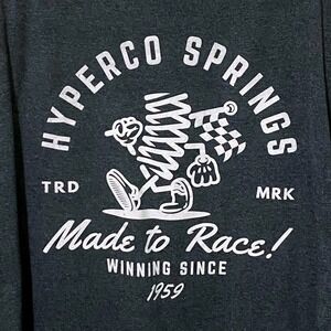 Hyperco Springs T-Shirt Mens 3XL Gray Motorsports Gearhead Mechanic Racing